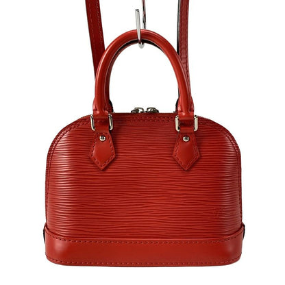 Louis Vuitton Shoulder Bag Epi Nano/Alma M50516 Coquelico Leather
