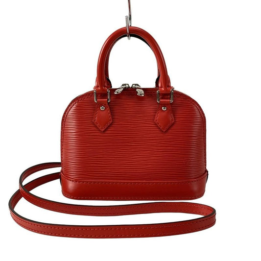 Louis Vuitton Shoulder Bag Epi Nano/Alma M50516 Coquelico Leather