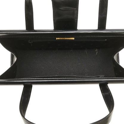 Saint Laurent Logo Plate Black Leather Women's SAINT LAURENT