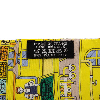 Hermes Twilly La Maison Des Carres Yellow Multicolor Silk Ladies Hermes