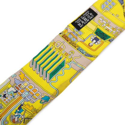 Hermes Twilly La Maison Des Carres Yellow Multicolor Silk Ladies Hermes