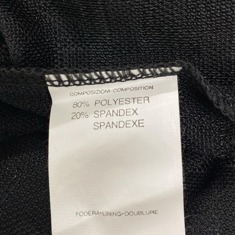 Fendi Jeans (fendi) Short Sleeve Cut And Sew Ladies Black Zucca Pattern Lace