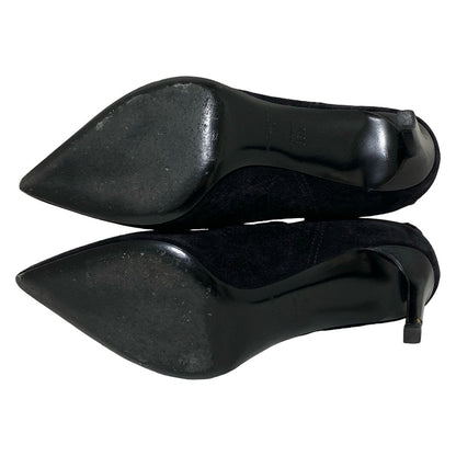 SAINT LAURENT PARIS Short Boots 35 1/2 Women's - Black