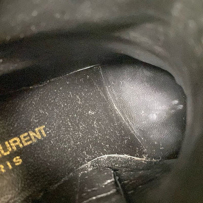 Saint Laurent Paris Short Boots 36 1 2 Women's - Black Leather