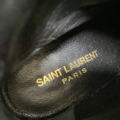 Saint Laurent Paris Short Boots 36 1 2 Women's - Black Leather