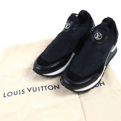 △louis Vuitton Run Away Line Leather LV Logo Monogram Fabric Leather Sneakers