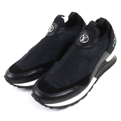 △louis Vuitton Run Away Line Leather LV Logo Monogram Fabric Leather Sneakers