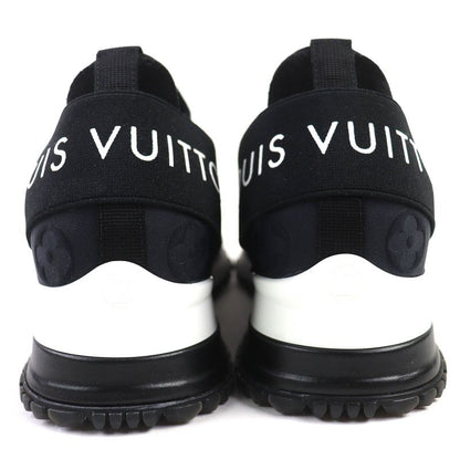 △louis Vuitton Run Away Line Leather LV Logo Monogram Fabric Leather Sneakers