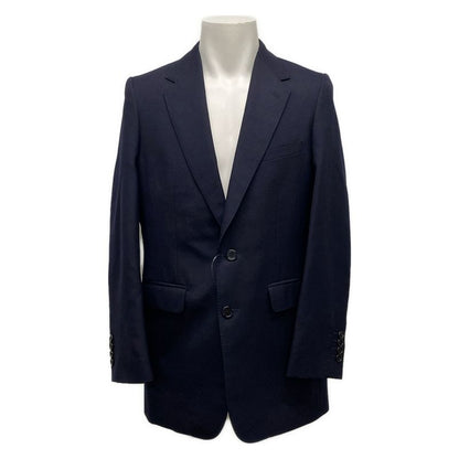 Celine Jacket Size 46 L Men's Classic Jacket Wool Gabardine 2v20j650d Navy Wool