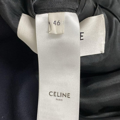 Celine Jacket Size 46 L Men's Classic Jacket Wool Gabardine 2v20j650d Navy Wool