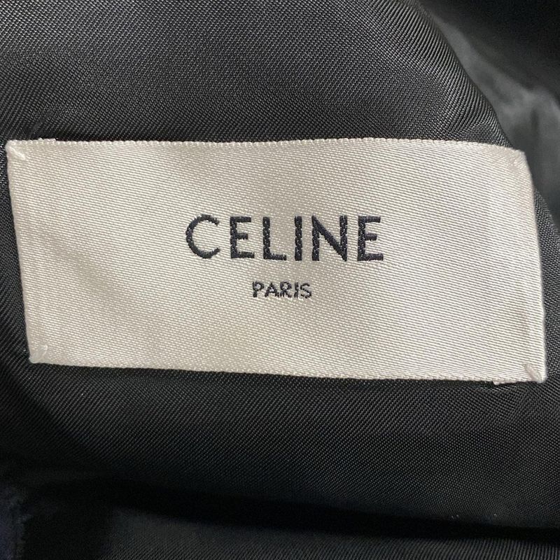 Celine Jacket Size 46 L Men's Classic Jacket Wool Gabardine 2v20j650d Navy Wool