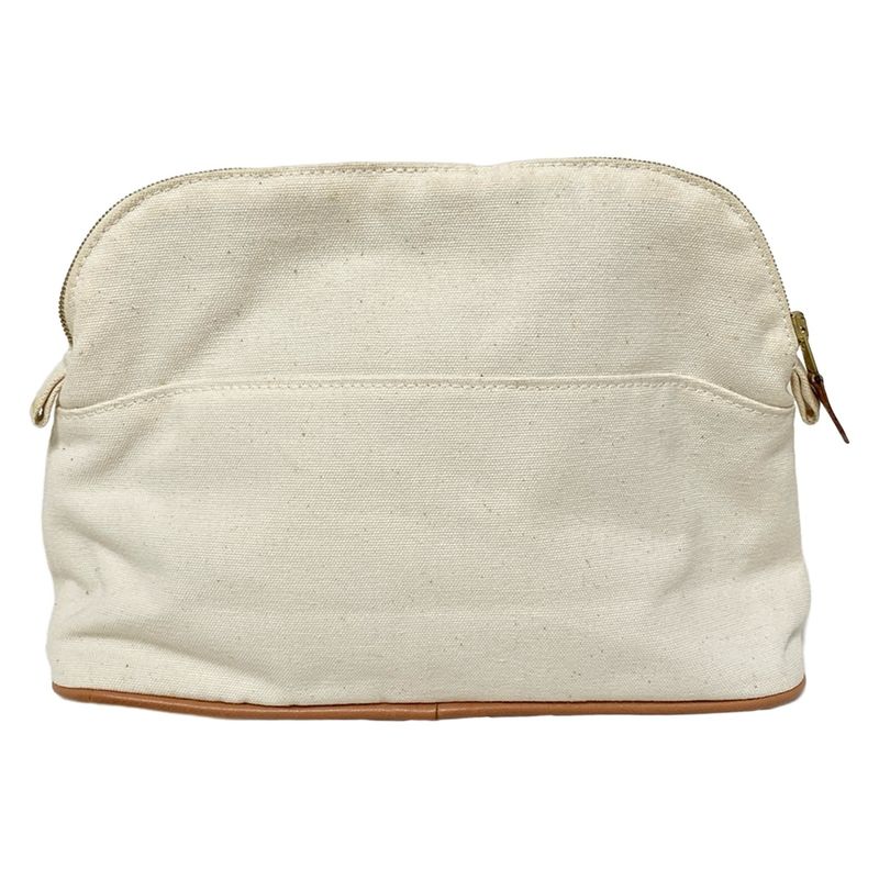 Hermes Pouch Bolide Pouch 25 Ivory Leather