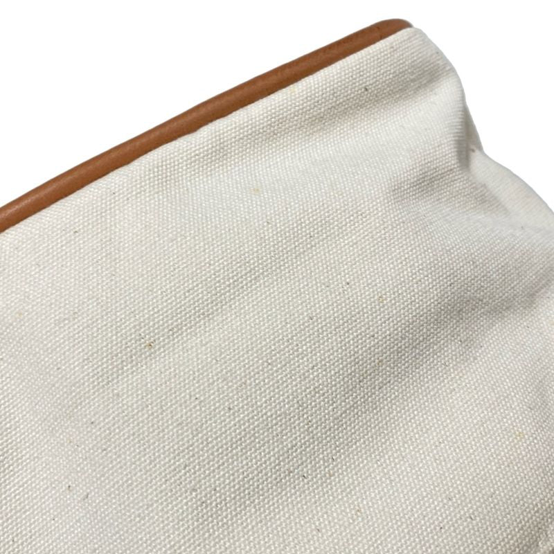 Hermes Pouch Bolide Pouch 25 Ivory Leather