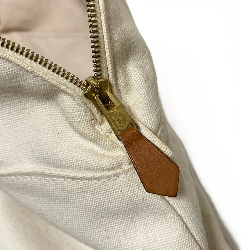 Hermes Pouch Bolide Pouch 25 Ivory Leather