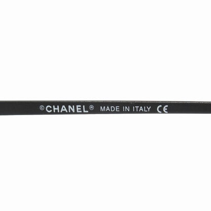 Chanel Rimless Sunglasses Eyewear Square Shape Here Mark Logo Rhinestone