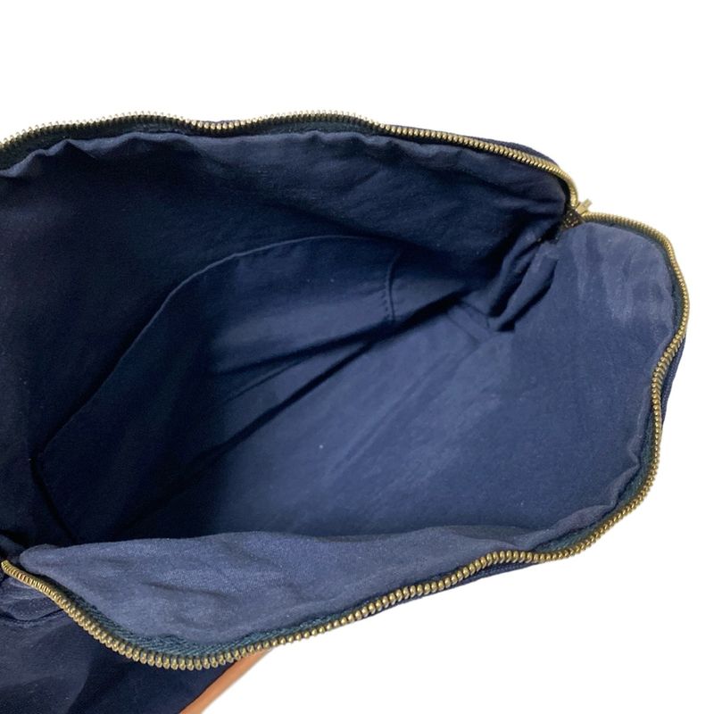 Hermes Pouch Bolide Pouch 25 Dark Navy Leather