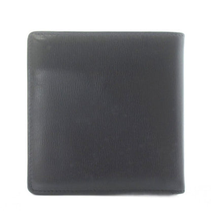 Cartier Sapphire Line Wallet Bifold Leather Gold Hardware Black Xz • Gy18