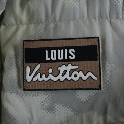 Louis Vuitton 24ss Faux Fur Camo Down Jacket Rm241m Ftn Hqb08e White