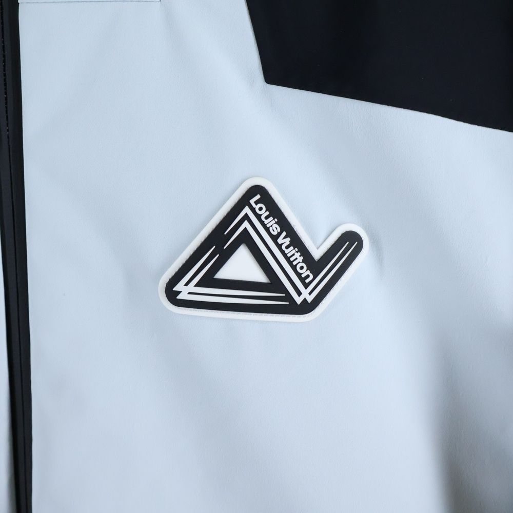 Louis Vuitton 24ss Lining Monogram LV Carving Ski Shell Jacket White/black