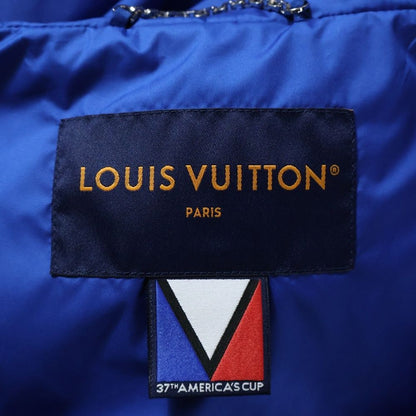 Louis Vuitton 24ss Signature Shell Hoodie Parka Jacket Blue Rm241m Ps0