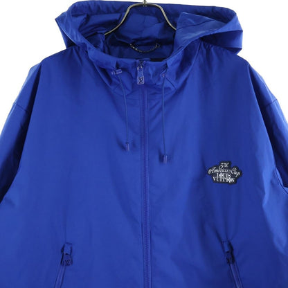 Louis Vuitton 24ss Signature Shell Hoodie Parka Jacket Blue Rm241m Ps0