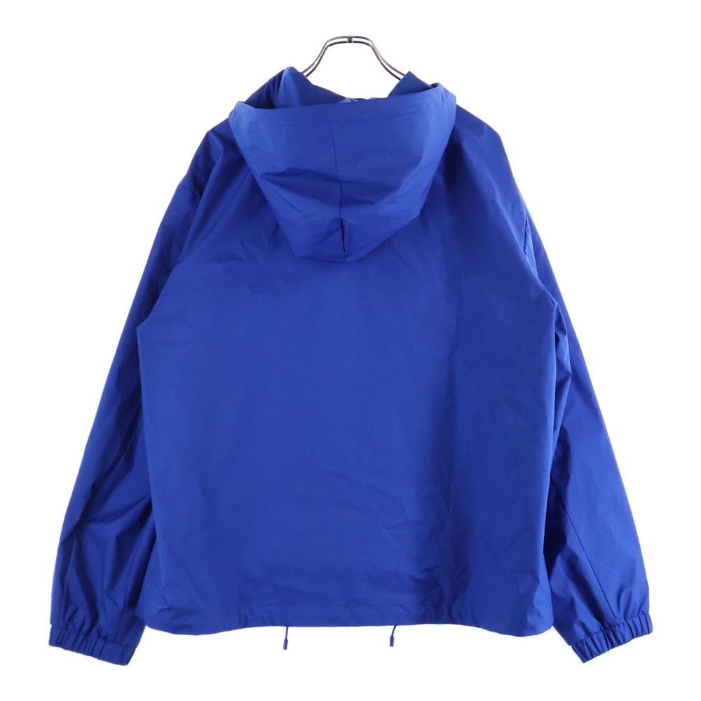 Louis Vuitton 24ss Signature Shell Hoodie Parka Jacket Blue Rm241m Ps0