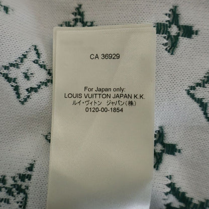 Louis Vuitton 23aw Monogram Gradient Knit Parka Pullover Hoodie Green Rm232q Uso