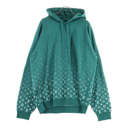 Louis Vuitton 23aw Monogram Gradient Knit Parka Pullover Hoodie Green Rm232q Uso