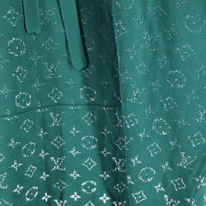 Louis Vuitton 23aw Monogram Gradient Knit Parka Pullover Hoodie Green Rm232q Uso