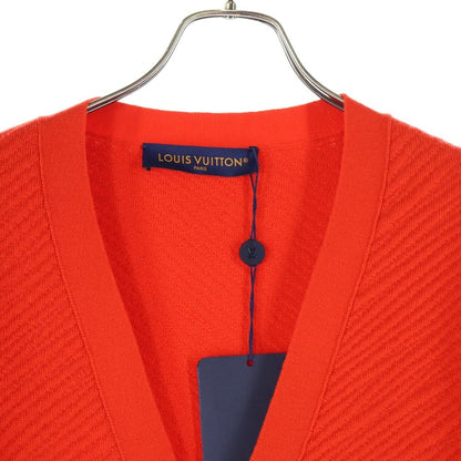 Louis Vuitton 24ss LV Logo Wool Cardigan Red Rm241m Zll