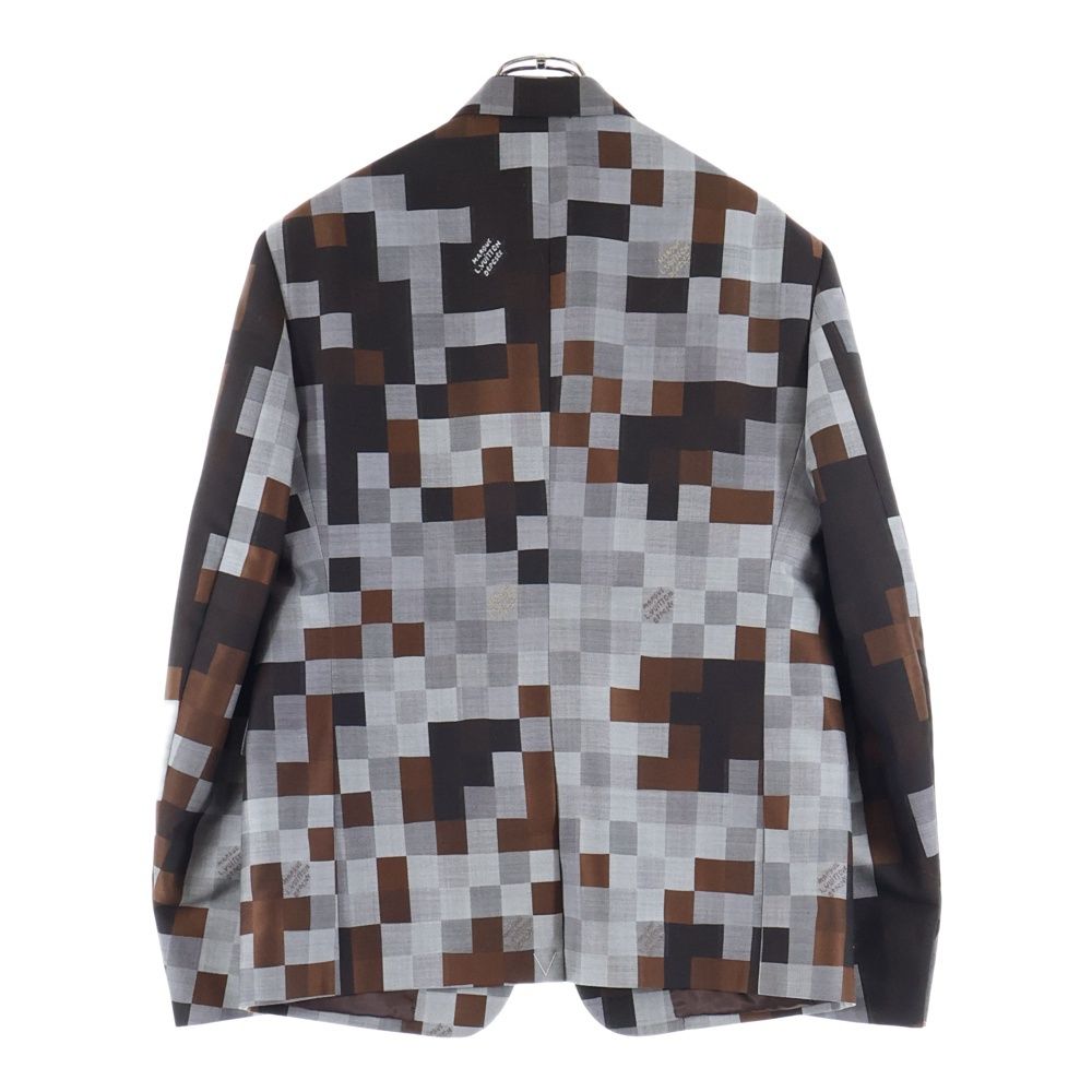 Louis Vuitton 24aw Digital Camo 2b Tailored Jacket Brown Rm242m Mgi