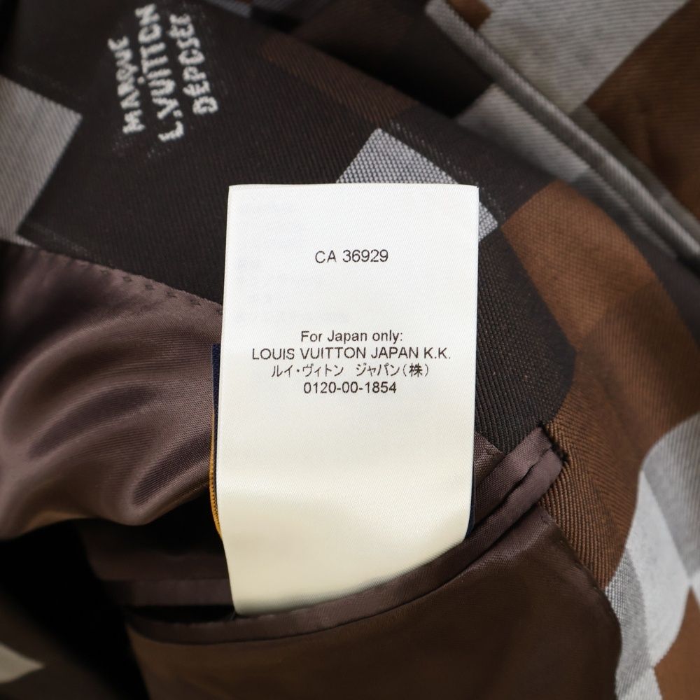 Louis Vuitton 24aw Digital Camo 2b Tailored Jacket Brown Rm242m Mgi