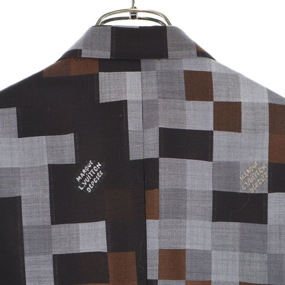 Louis Vuitton 24aw Digital Camo 2b Tailored Jacket Brown Rm242m Mgi