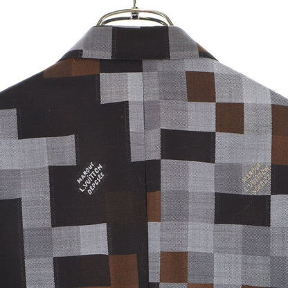 Louis Vuitton 24aw Digital Camo 2b Tailored Jacket Brown Rm242m Mgi