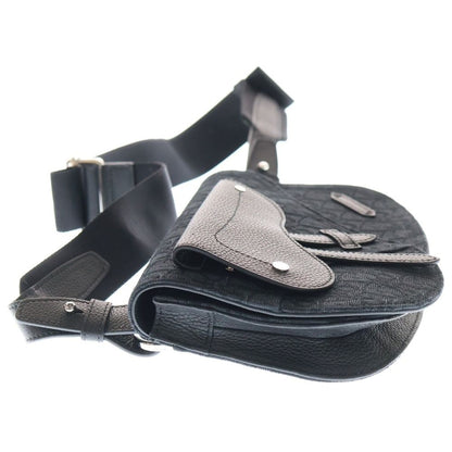 Dior Saddle Saddleback Oblique Jacquard Body Bag 1adp0095yky Black