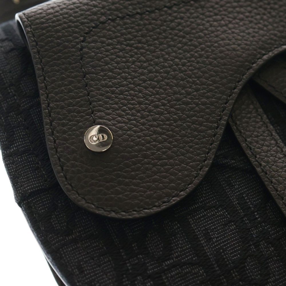 Dior Saddle Saddleback Oblique Jacquard Body Bag 1adp0095yky Black