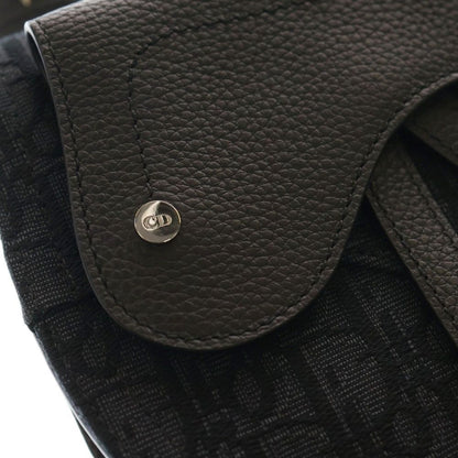 Dior Saddle Saddleback Oblique Jacquard Body Bag 1adp0095yky Black