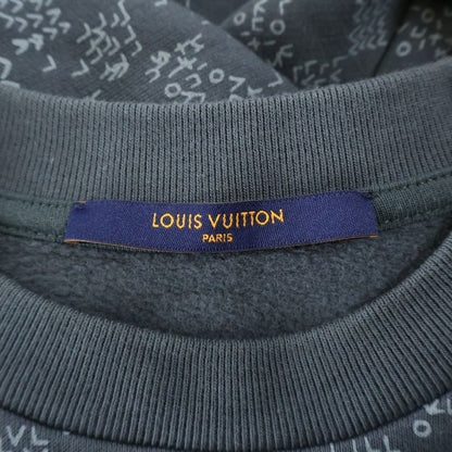 Louis Vuitton 22aw Damier Spread Print Sweatshirt Gray Rm222m Ihn