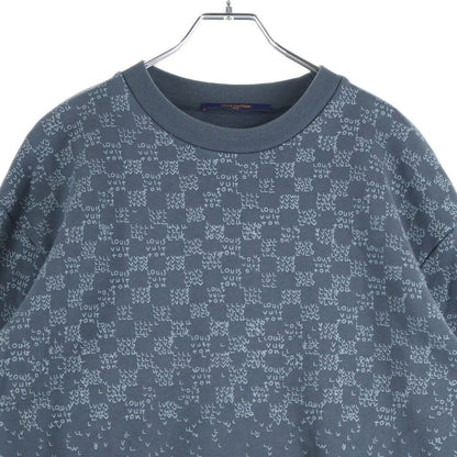Louis Vuitton 22aw Damier Spread Print Sweatshirt Gray Rm222m Ihn
