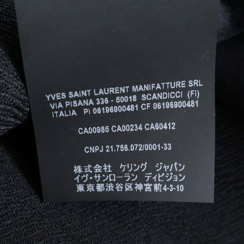 Saint Laurent Paris (Saint Laurent Paris) Single Tailored Jacket Black 600331