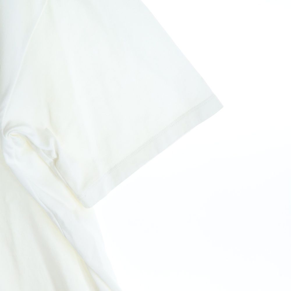 Celine 22aw Loose Fit Logo Print Short Sleeve T-Shirt Cut and Sewn White