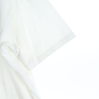 Celine 22aw Loose Fit Logo Print Short Sleeve T-Shirt Cut and Sewn White