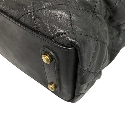 Chanel Shoulder Bag Matelasse Black 2way Chain Shoulder Vintage Gold Hardware