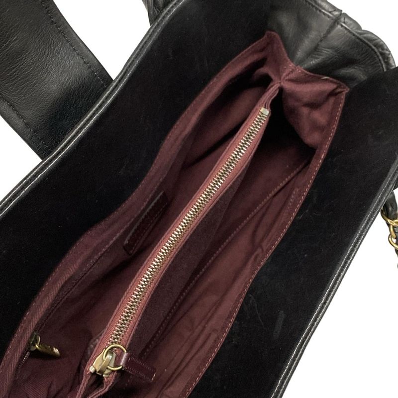 Chanel Shoulder Bag Matelasse Black 2way Chain Shoulder Vintage Gold Hardware