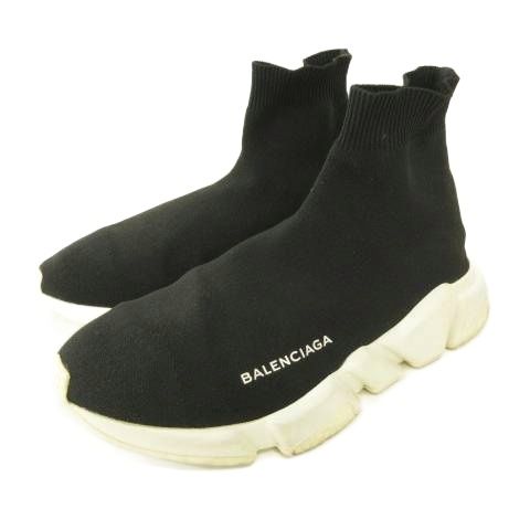 Balenciaga Speed trainer Sneakers Socks Pressure Sole Logo Made In Italy 39