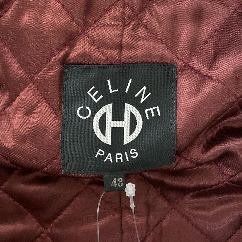 Celine Coat Size 48 L Men's - Black Long Sleeve Filled Autumn/Winter