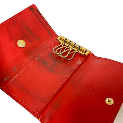 Louis Vuitton Key Case Monogram Vernis Multicles 4 M91211 Rouge (red) Leather