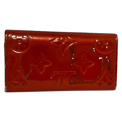 Louis Vuitton Key Case Monogram Vernis Multicles 4 M91211 Rouge (red) Leather
