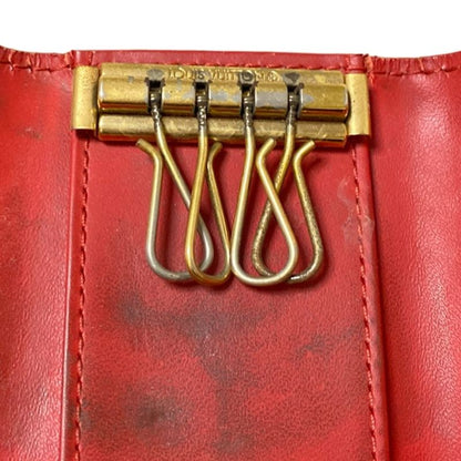 Louis Vuitton Key Case Monogram Vernis Multicles 4 M91211 Rouge (red) Leather
