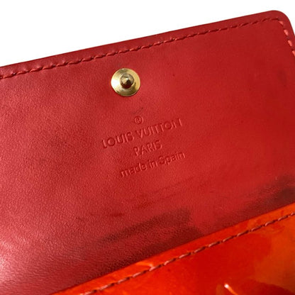 Louis Vuitton Key Case Monogram Vernis Multicles 4 M91211 Rouge (red) Leather